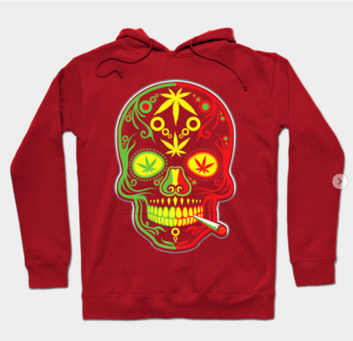 Cinco De Mayo Hoodie red for unisex
