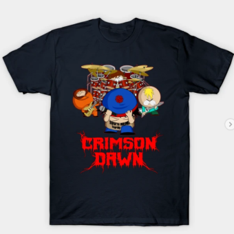 Crimson Dawn T-Shirt navy for men