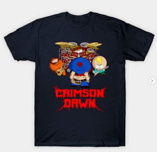 Crimson Dawn T-Shirt navy for men