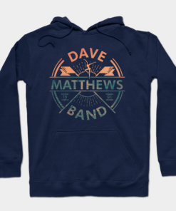 Dave Matthews Band Logo Hoodie navy for unisex