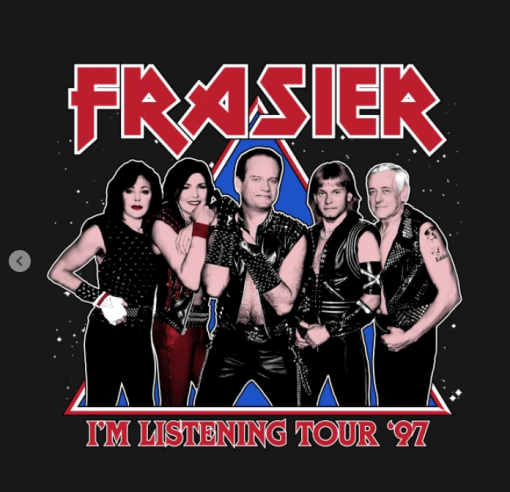 FRASIER - I'M LISTENING TOUR '97 T-Shirt black design