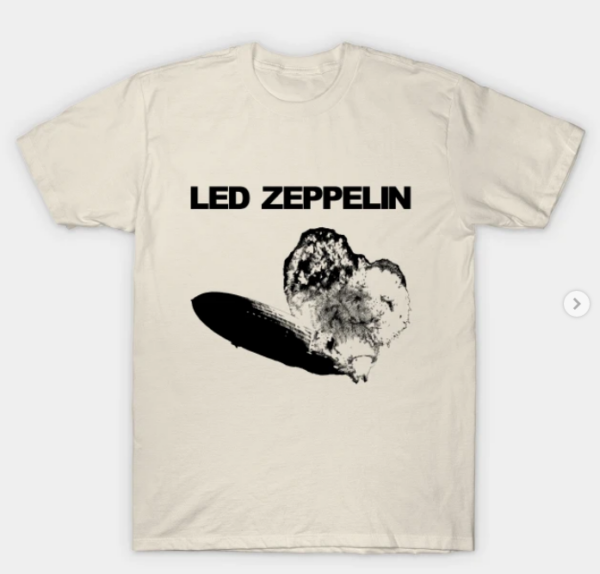 LED ZEPPELIN T-Shirt creme for men