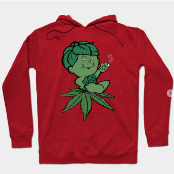 Little Bud Hoodie red for unisex