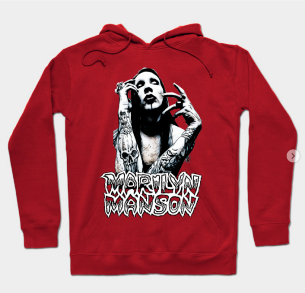 Manson Hoodie red for men and women
