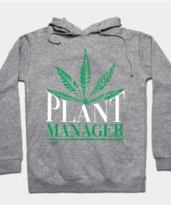 Plant Manager Weed Hoodie vintage heather for unisex