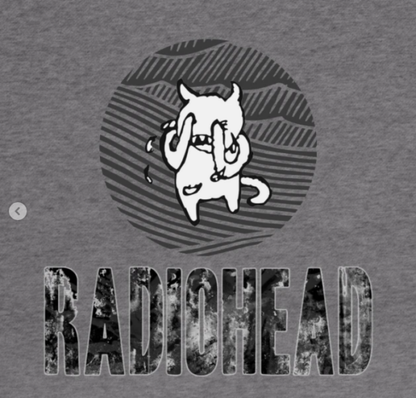RADIO HEAD Hoodie vintage heather design