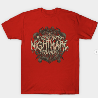 Riverbottom Nightmare Band T-Shirt red for men