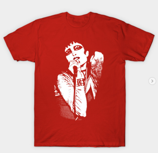Siouxsie Sioux Red Lips T-Shirt red for men