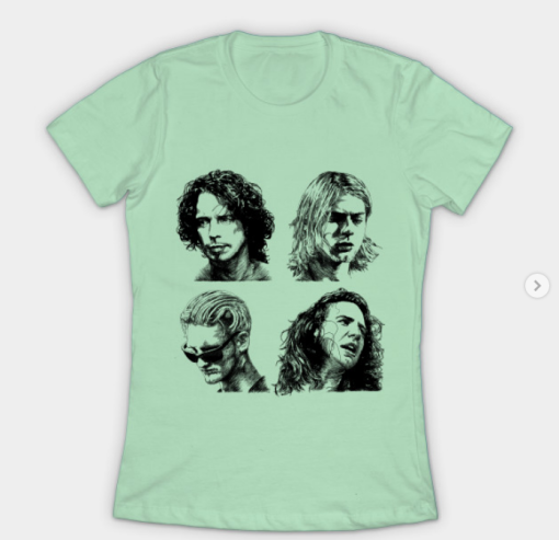 The Legends of Grunge T-Shirt mint for women