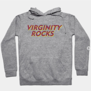Virginity Rocks Hoodie vintage heather for unisex