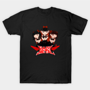 baby metal japan t-shirt black