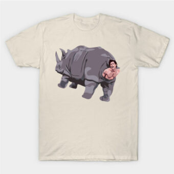 Ace Ventura Rhino T-Shirt cream color